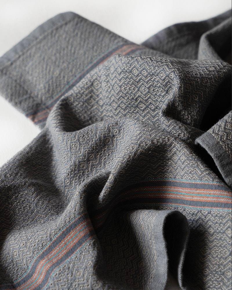 The Mungo Boma Cloth in Cardamom. Pure cotton kitchen cloths