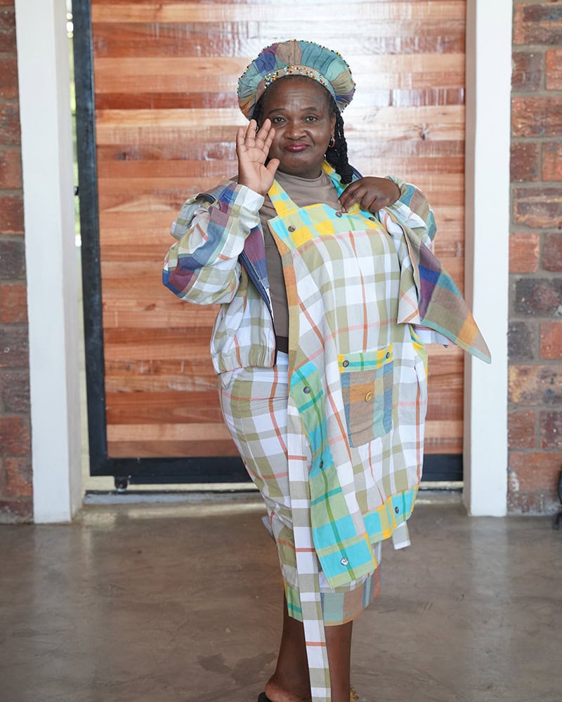 Designed and modelled by Eunice