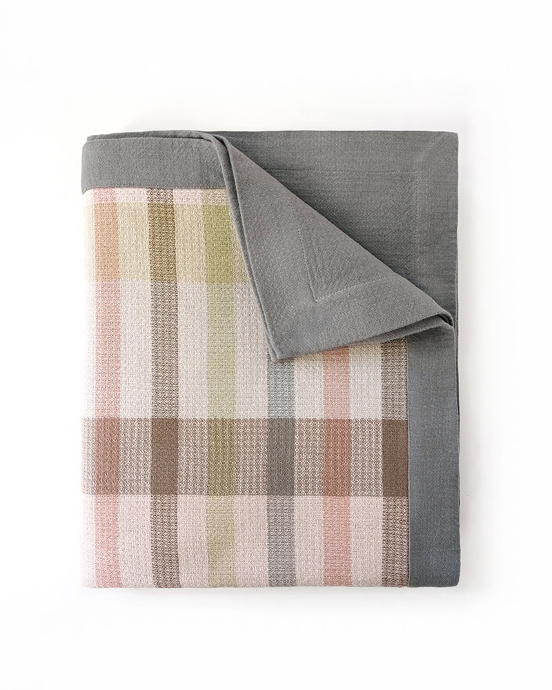 Duo Woven blanket in Standstone