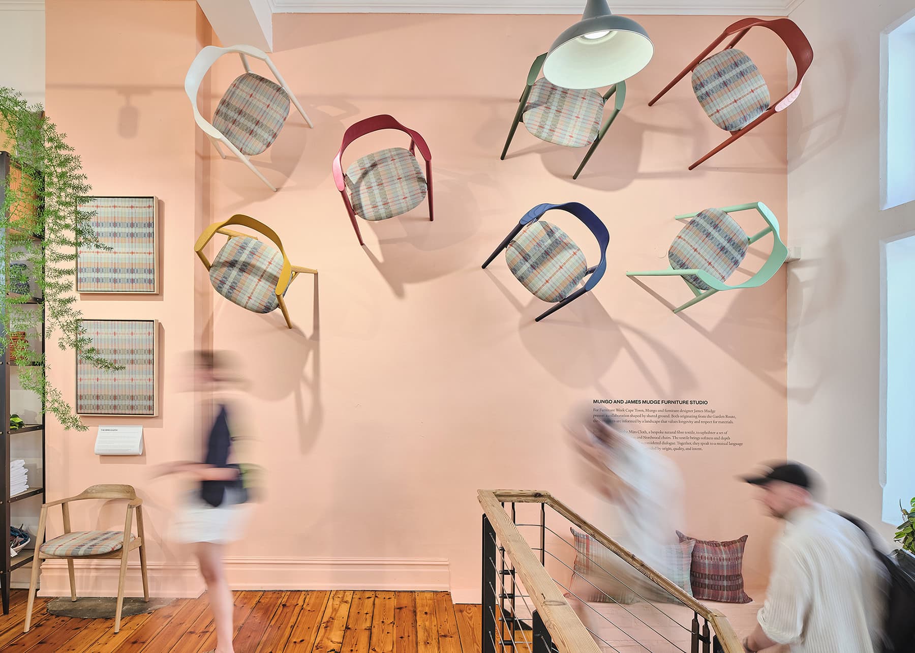 The Mungo and James Mudge Furniture Studio installation for Cape Town Furniture Week.